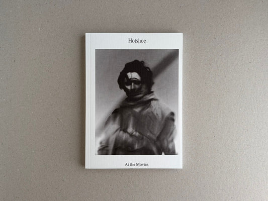 Front cover of Hotshoe Issue 215: At the Movies, showing a black-and-white portrait on a white cover.