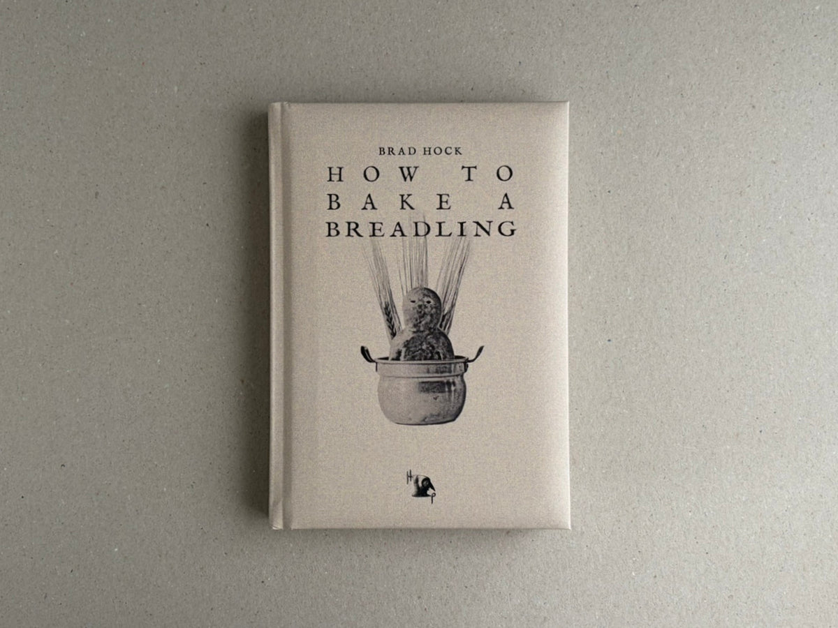 Front cover of How to Bake a Breadling by Brad Hock, showing a pale hardcover with the title and a small monochrome illustration.