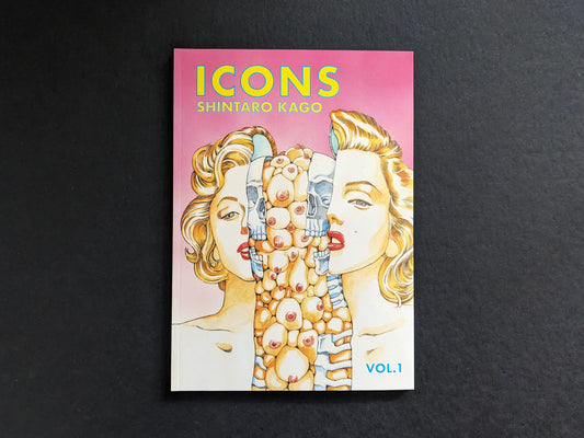 Front cover of ICONS vol.1 by Shintaro Kago, published by The Mansion Press.