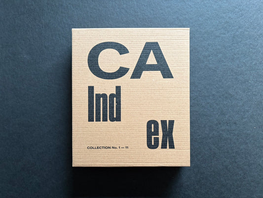 Index by Christopher Anderson, silkscreened slipcase with the title printed on the front.