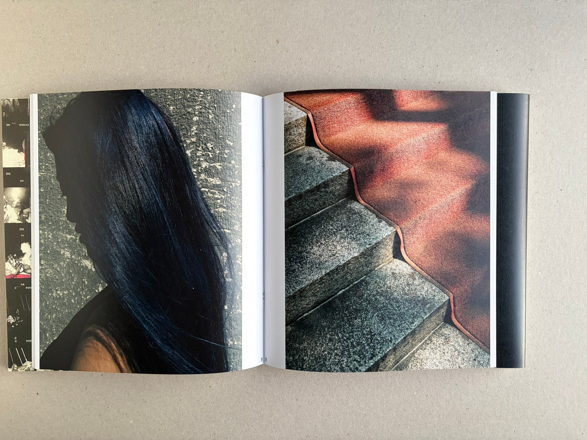 Open Index — Christopher Anderson booklet with a close-up of a face on the left and a car interior on the right.