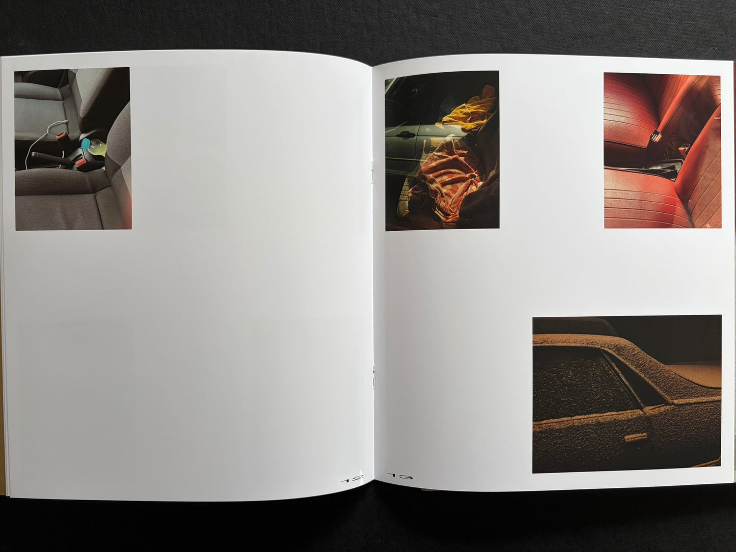 Index by Christopher Anderson, spread with small color photographs arranged across both pages.
