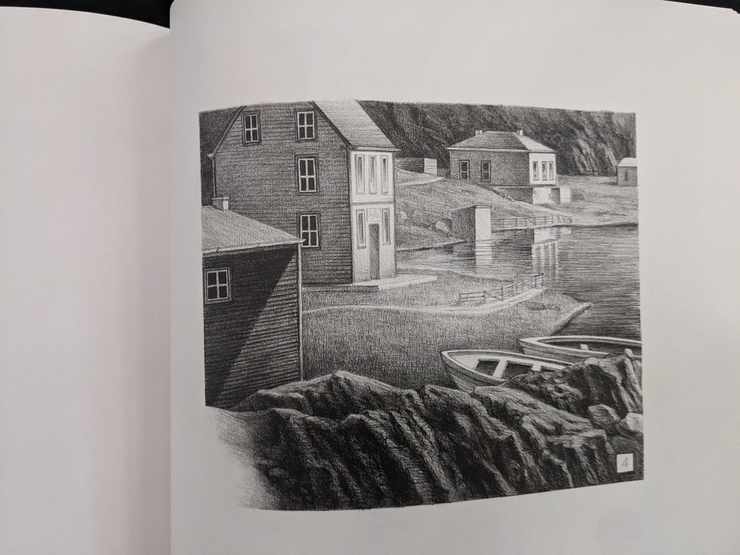 Surreal architecture drawing from Les Assises de l’Imposture