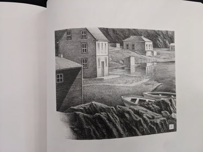 Surreal architecture drawing from Les Assises de l’Imposture