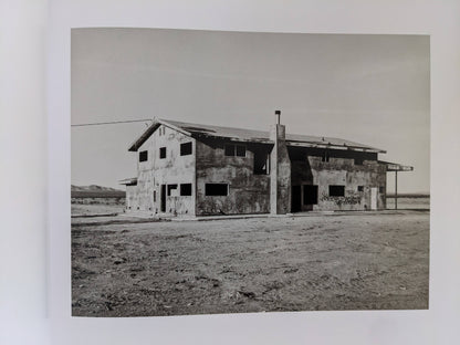 Abandoned two-storey desert structure