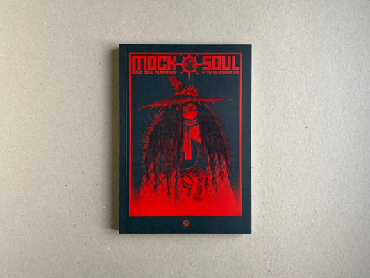 Front cover of Mock Soul "maze devil pilgrimage" softcover, shown flat on a neutral background.