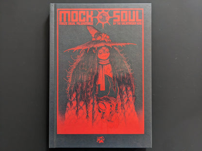 Front cover of Mock Soul: Maze Devil Pilgrimage by The Salamander King featuring a red demonic figure illustration.