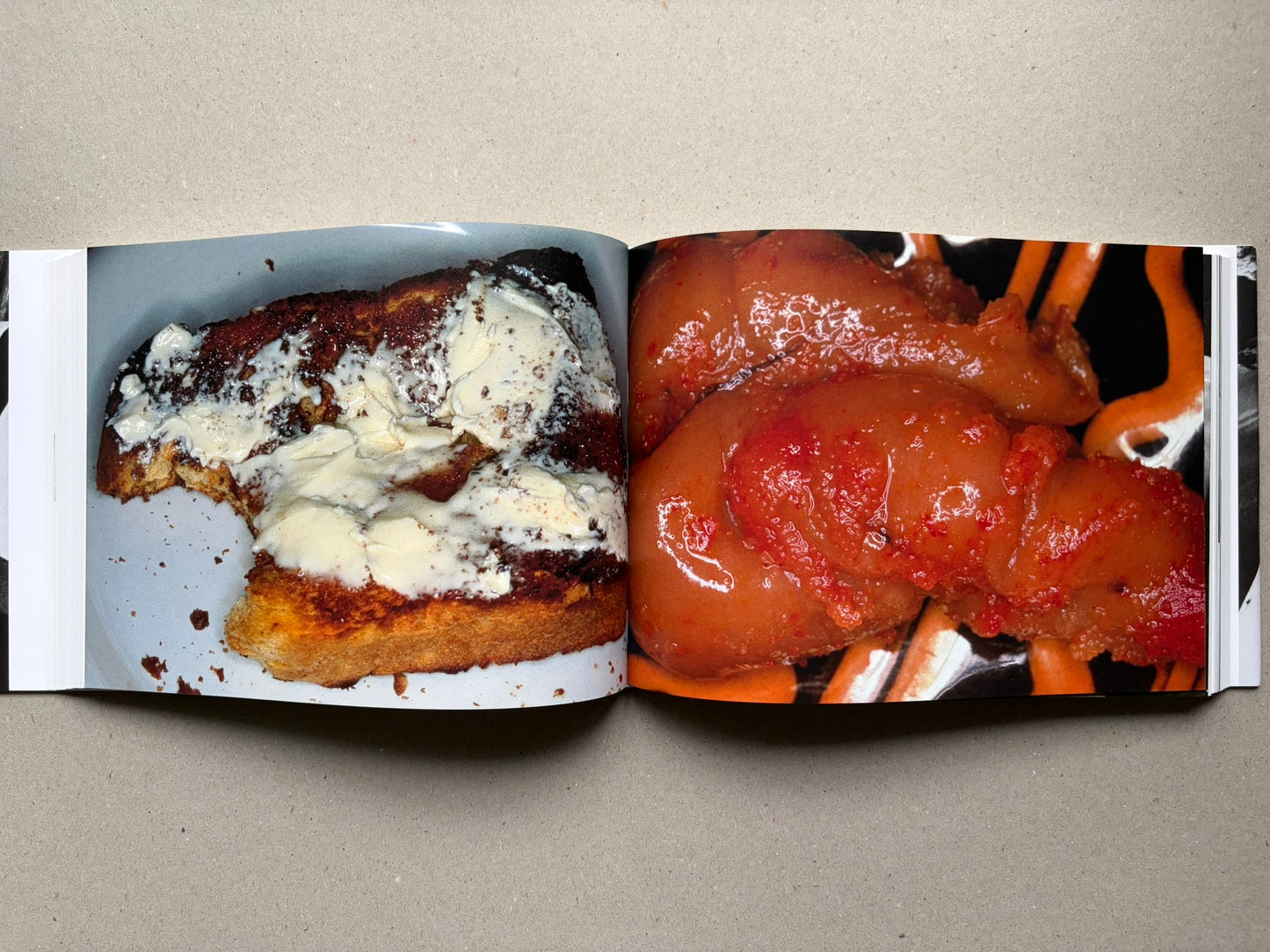 Nobuyoshi Araki, Sentimental Journey 1971–2017, open spread with colour sky photographs