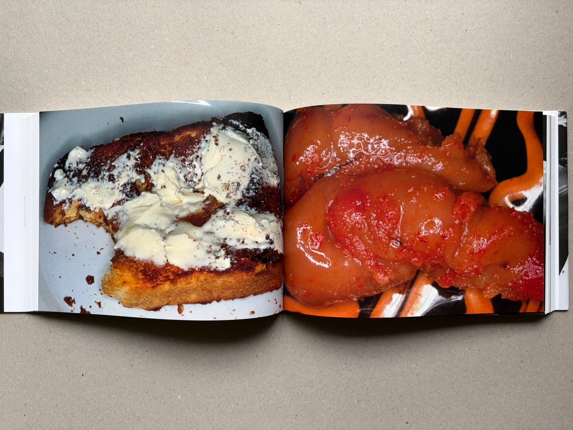 Nobuyoshi Araki, Sentimental Journey 1971–2017, open spread with colour sky photographs