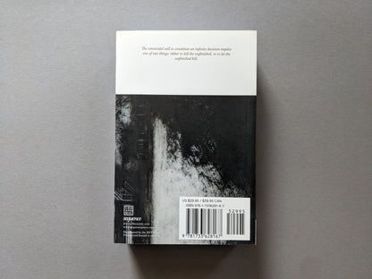 Back cover of Omnicide II showing publisher details and a quote about the omnicidal will.