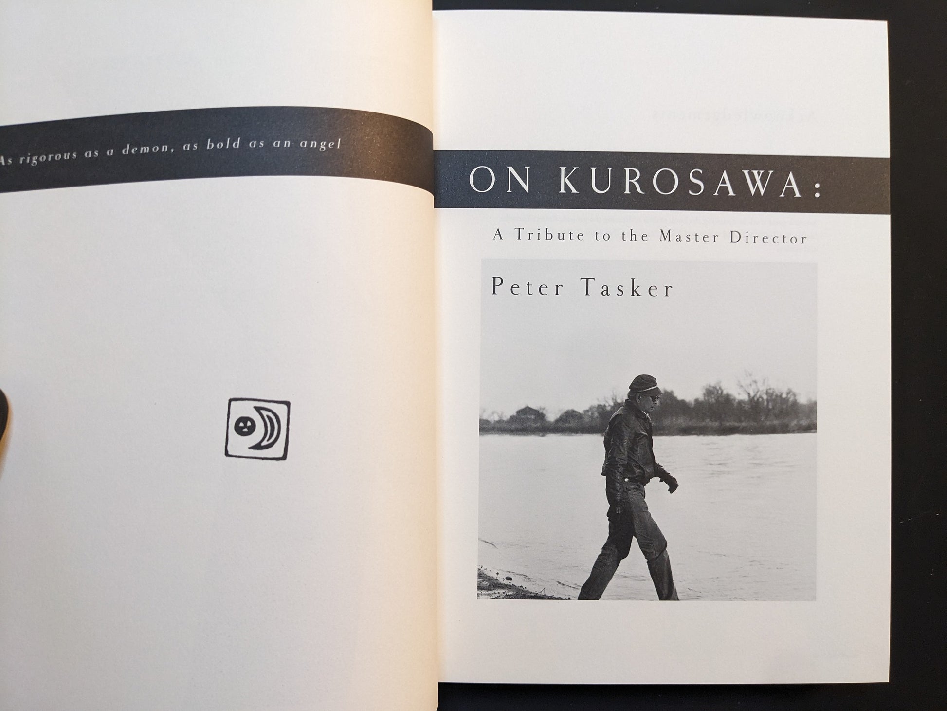 Title page of “On Kurosawa: A Tribute to the Master Director” by Peter Tasker.