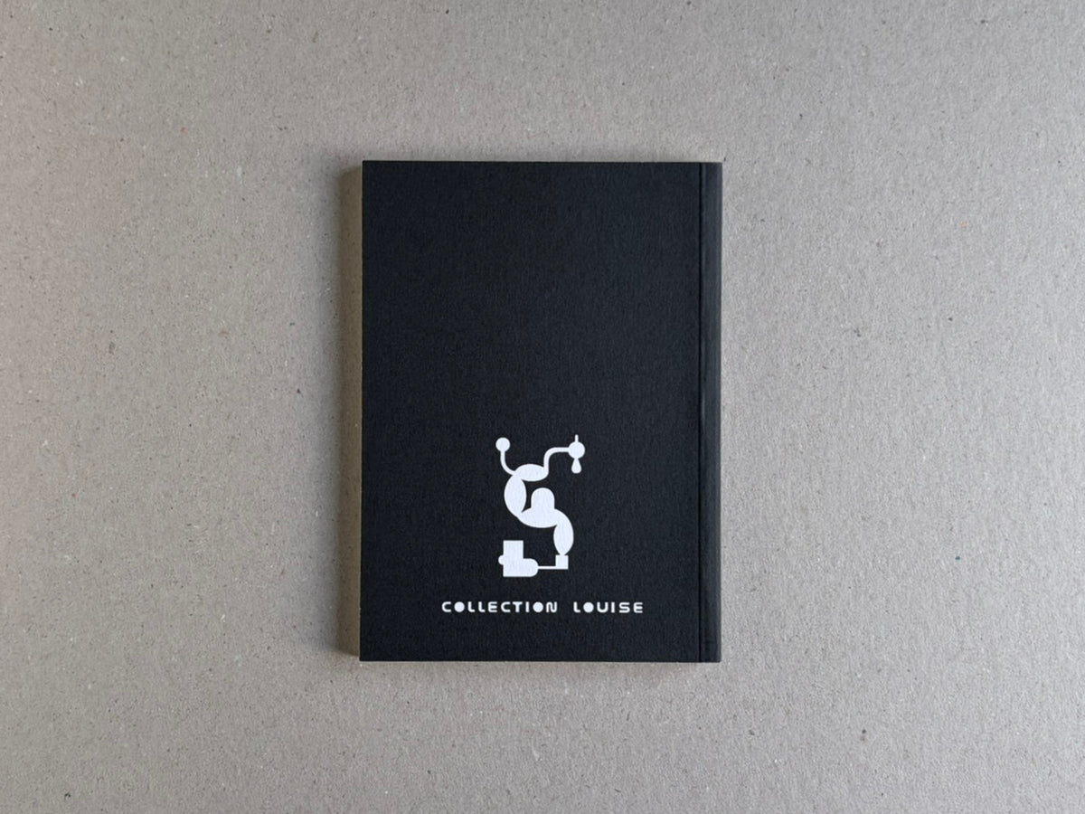 P+O by Richard McGuire, back cover on a grey background