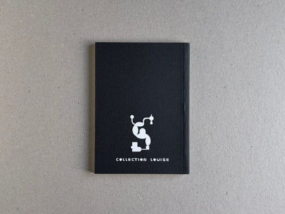 P+O by Richard McGuire, back cover on a grey background