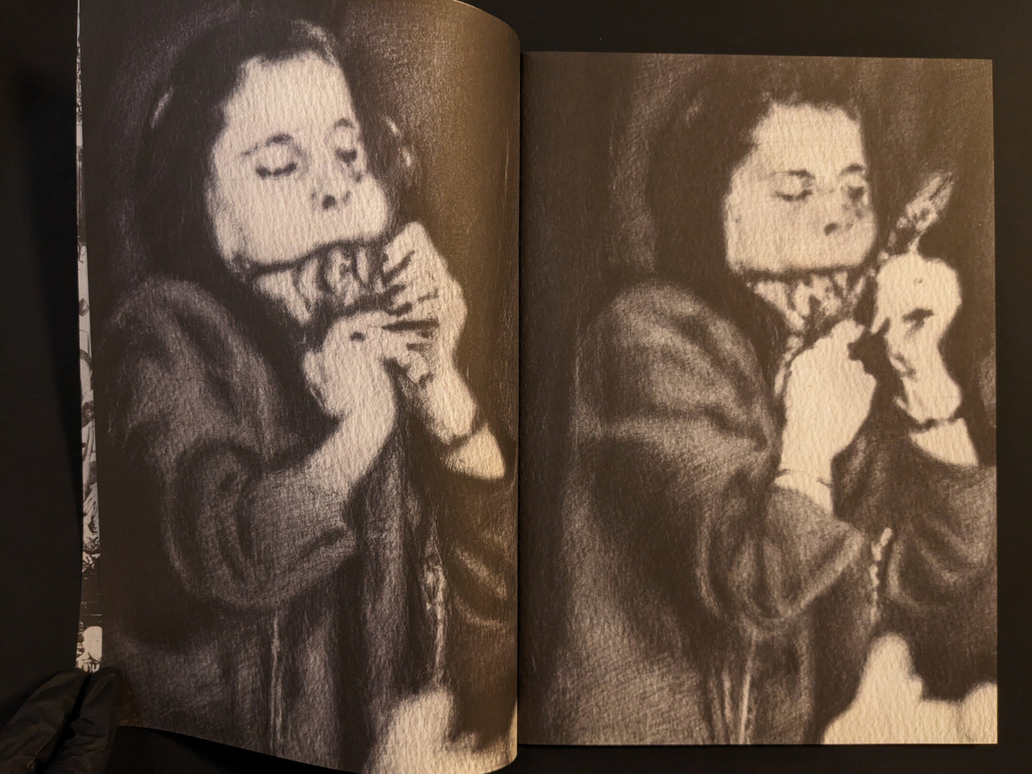 Collage artwork page from the Paranoia Club zine.