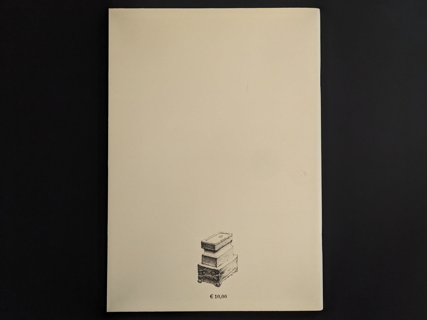 Postapoland back cover with a small illustration and a visible price tag