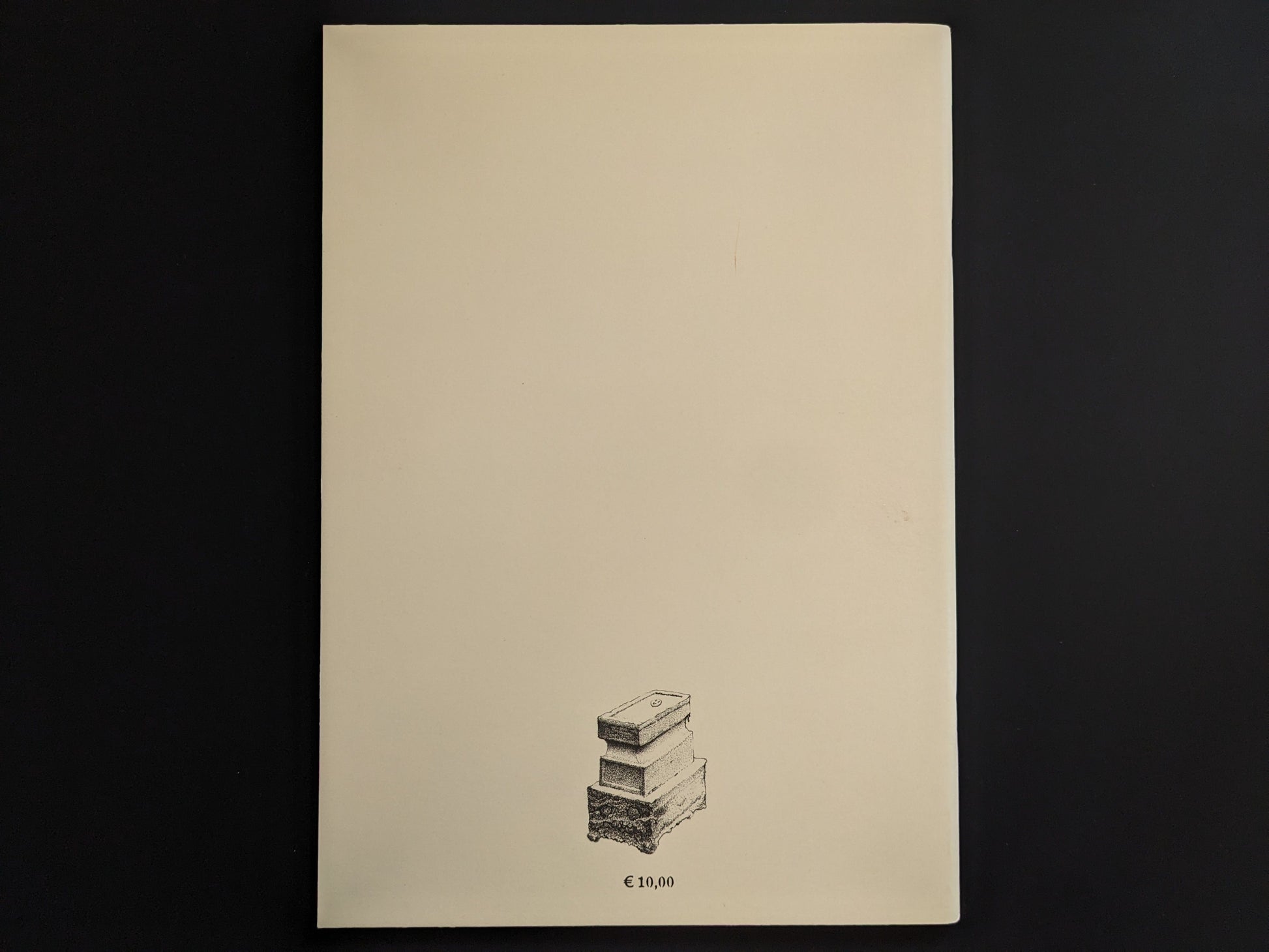 Postapoland back cover with a small illustration and a visible price tag