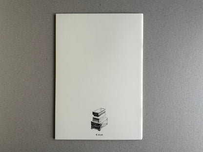 Postapoland back cover with a small stack of books near the bottom and a printed price mark.