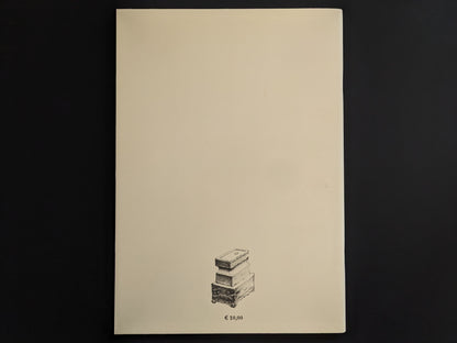 Back cover of Postapoland with minimal illustration and original price tag (€10).
