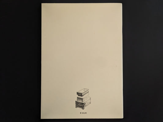 Back cover of Postapoland with minimal illustration and original price tag (€10).