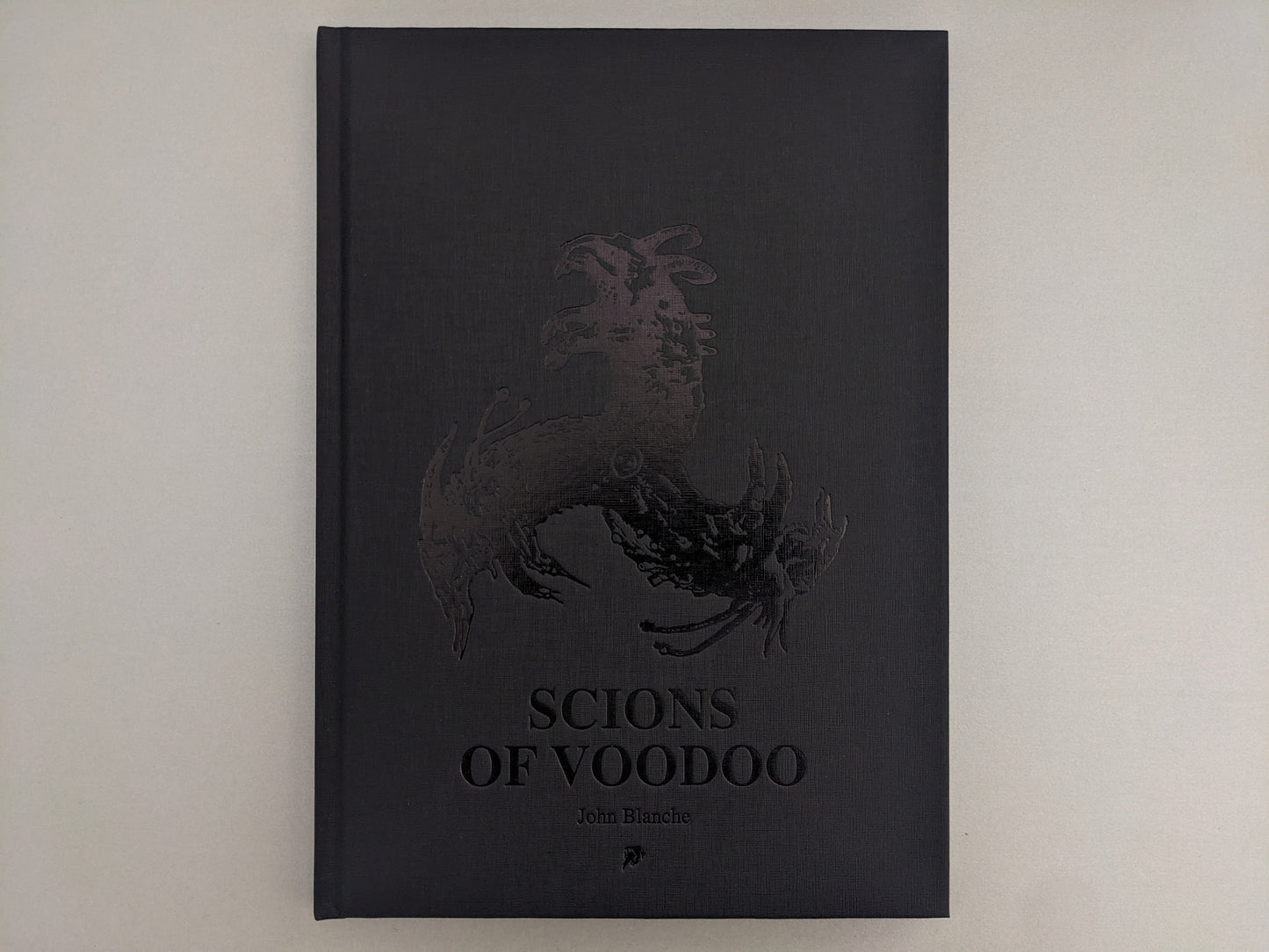 Front cover of Scions of Voodoo by John Blanche, a limited edition Hollow Press hardcover artbook