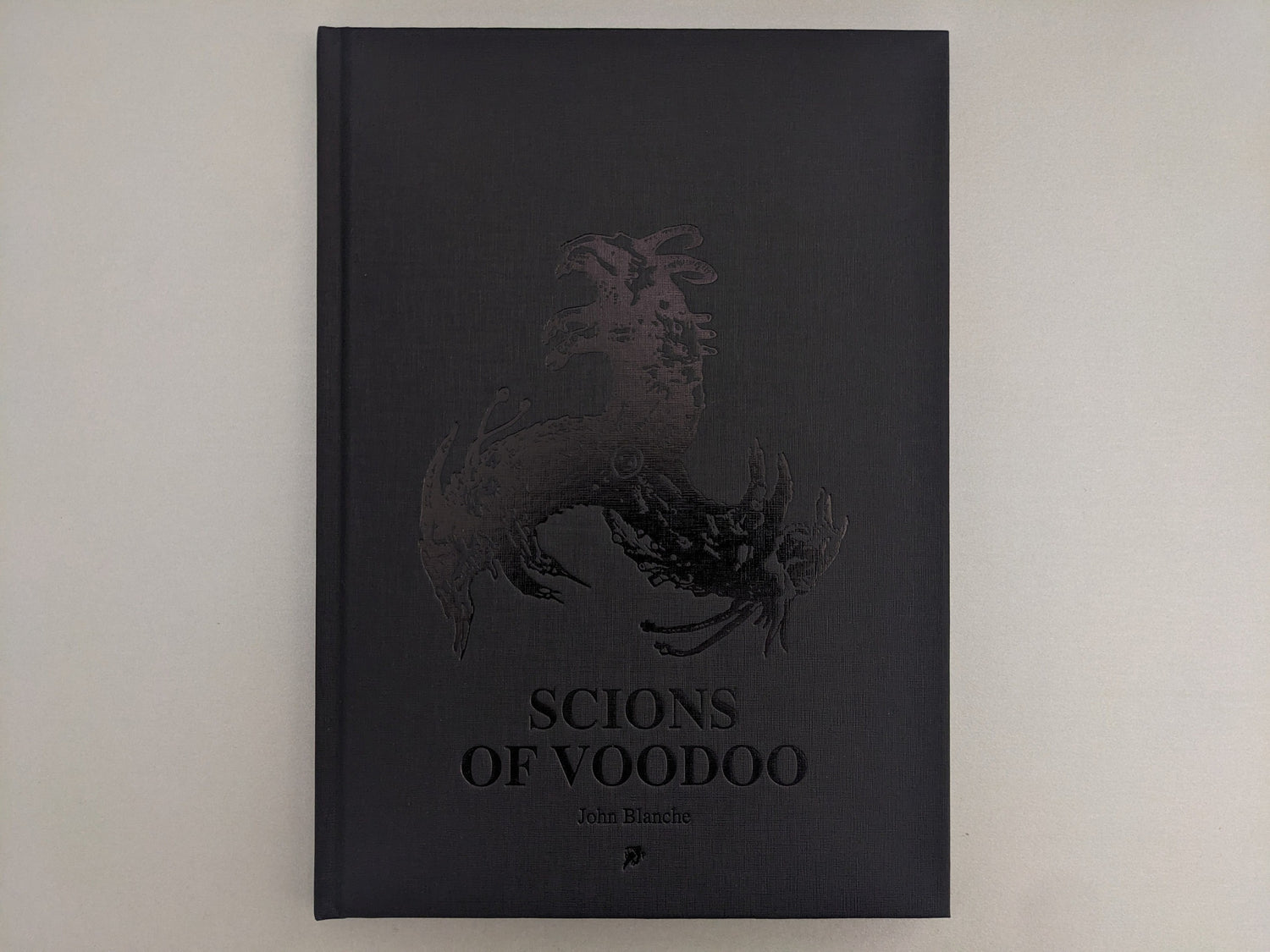Front cover of Scions of Voodoo by John Blanche, a limited edition Hollow Press hardcover artbook