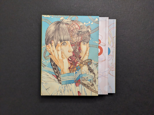 Shintaro Kago Artbook box set hardcovers stacked, cover view