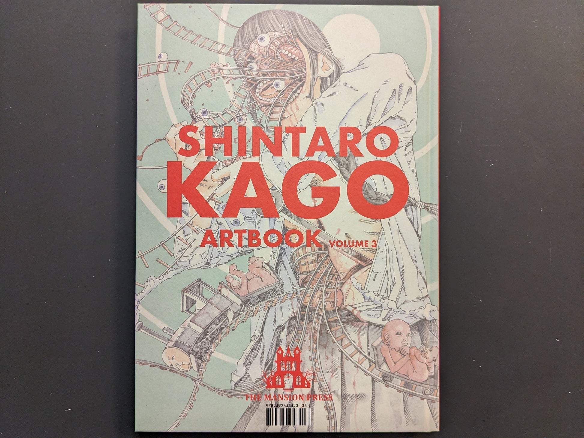 Shintaro Kago Artbook Vol. 3 — back cover with publisher mark and barcode.