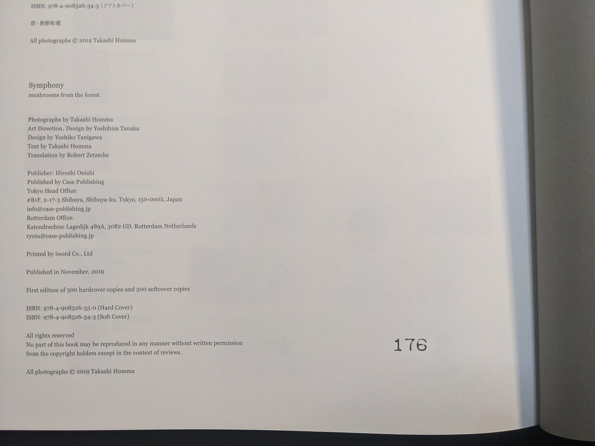 Page from a book with text and a number '176' on a white background