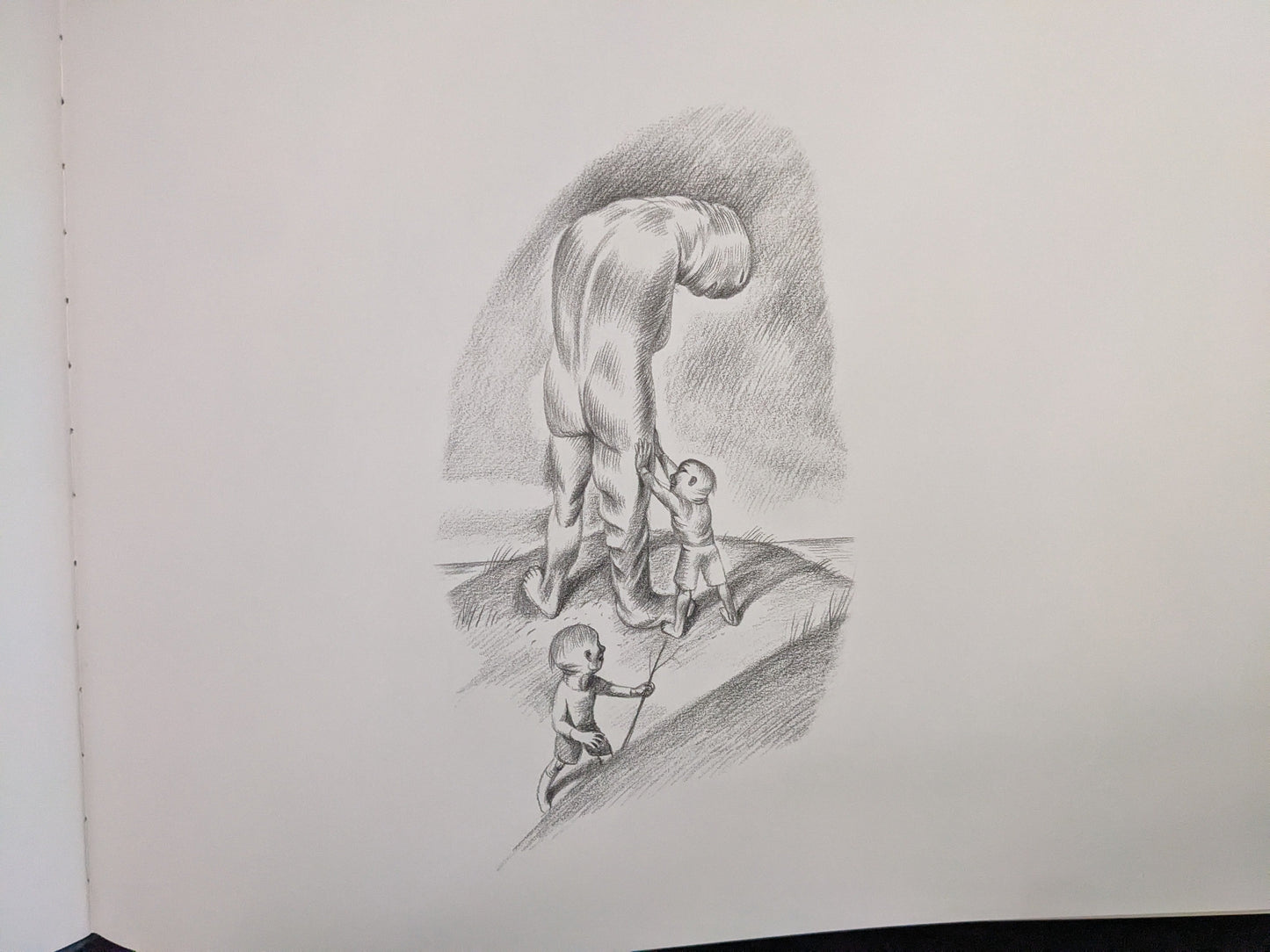 Abstract surreal drawing by Ludovic Debeurme from Terra Maxima