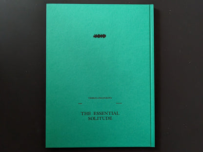 Back cover of The Essential Solitude by Tereza Zelenková (Void); plain green board with small imprint details.