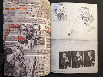 Collage artwork page from The Paranoia Club Zine