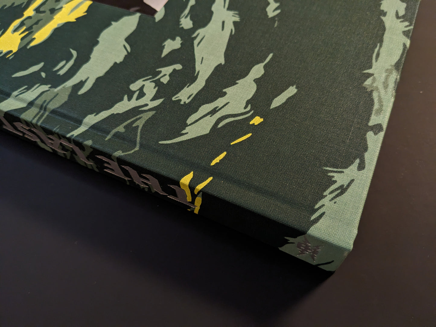 Close-up of the limited edition spine.