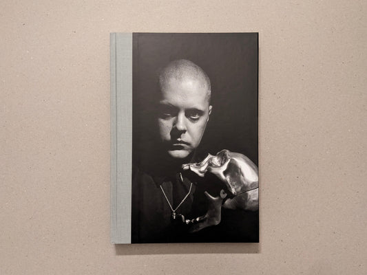 The Last Slogan Regular Edition cover, Timeless Edition 2022, showing Genesis P-Orridge with a silver skull