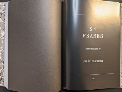 Section title “24 Frames” from The Lighthouse Screenplay Book, cinematography by Jarin Blaschke.