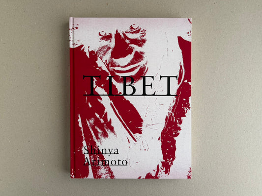 Front cover of Tibet by Shinya Arimoto, red and white clothbound hardcover
