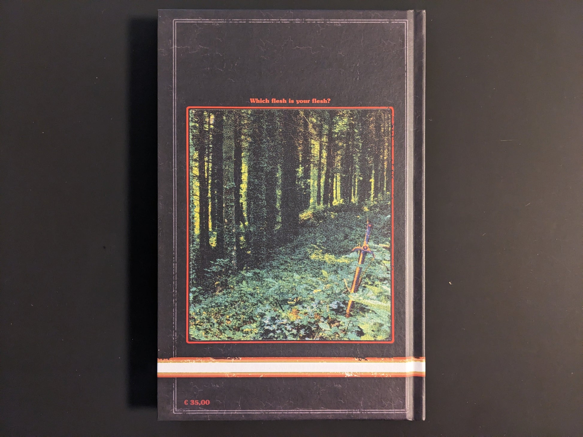 Back cover of Vermis I – Lost Dungeons and Forbidden Woods (Forsaken Edition) hardcover art book by Plastiboo, Hollow Press.