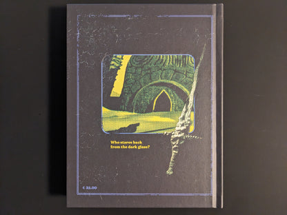 Back cover of Vermis II – Mist & Mirrors (Forsaken Edition) by Plastiboo, published by Hollow Press