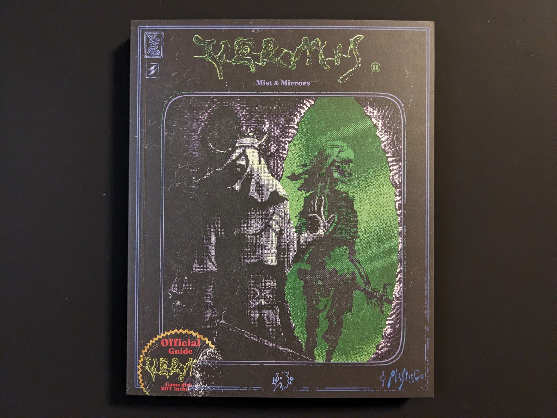 Front cover of Vermis II – Mist & Mirrors by Plastiboo, Hollow Press, surreal dungeon crawler-inspired world-building book